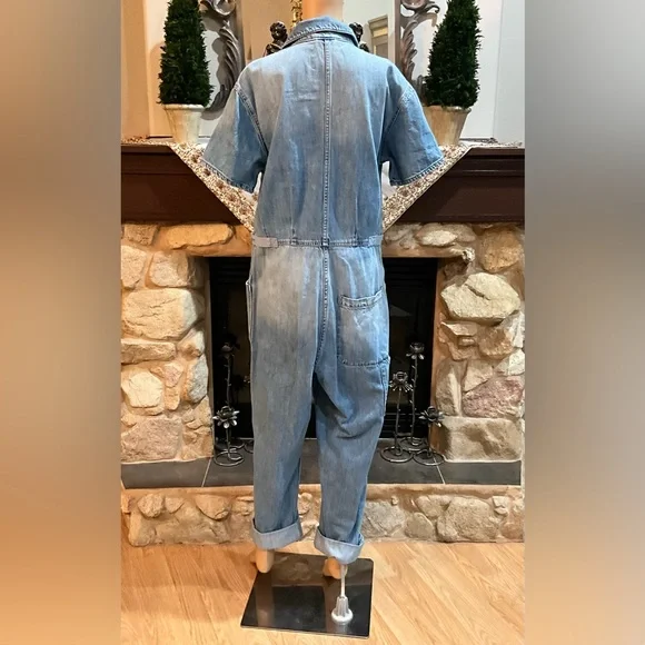 PISTOLA Grover denim relaxed jumpsuit - Picture 9 of 13